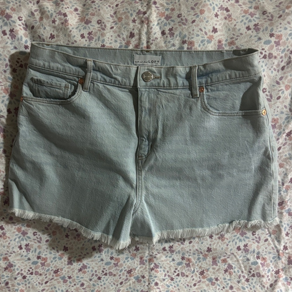 LOFT | Light Blue Denim Women Shorts